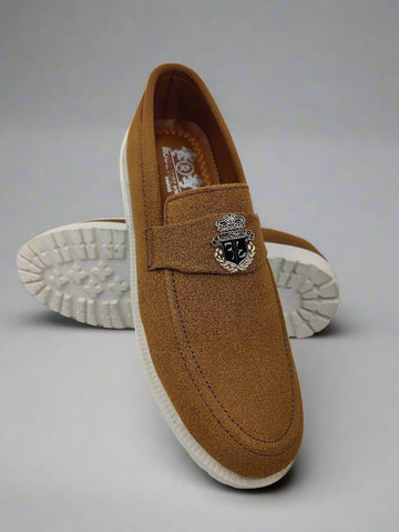 Luxury Suede sneakers Camel - US0036