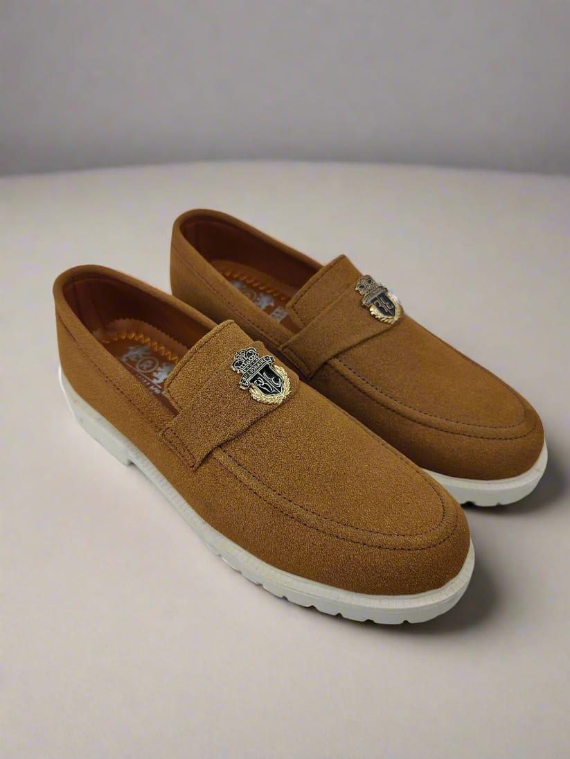 Luxury Suede sneakers Camel - US0036