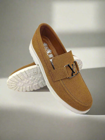 Luxury Suede sneakers Camel
